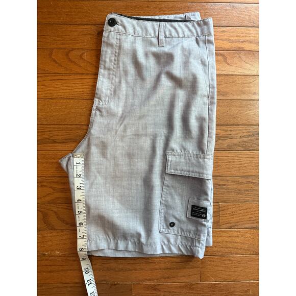 Ocean Current Mens Shorts Size 34 Light Grey Cargo - Picture 7 of 8